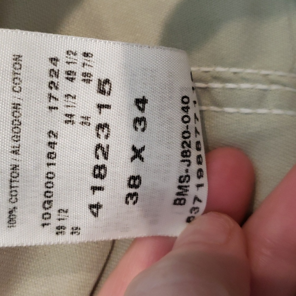 Mens Lee Khaki Pants Size 38/34 - Picture 4 of 4